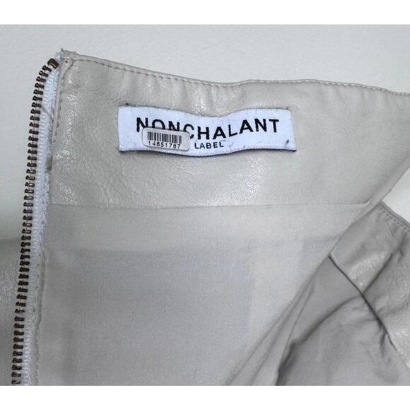 NONchalant Label - VeganLeather Strapless Mini Dress – Size S - Picture 6 of 6